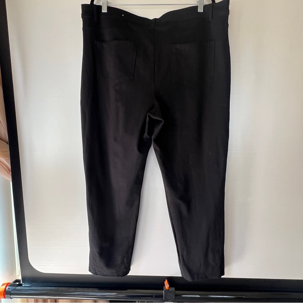 CJ Banks Slimming Women Black Pants size 20
